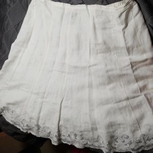 Lane Bryant Skirt with Lace Trim